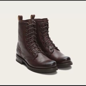 Frye (worn once indoors)cool Veronica Combat Boot.